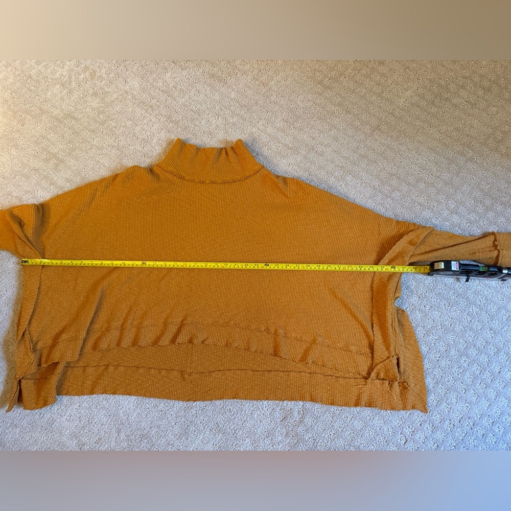 Free People We the Free Orange Turtle Neck Sweater - Picture 15 of 15
